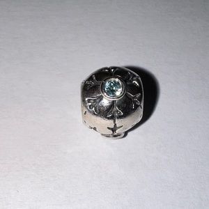 SNOWFLAKE PANDORA CHARM WITH DIAMONDS